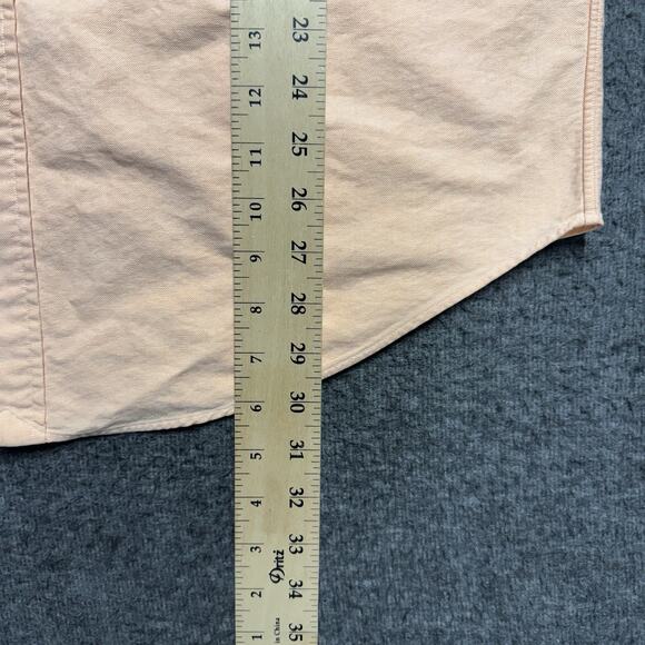 Polo Ralph Lauren Blake Shirt Mens Medium Orange Button Down Short Sleeve - Picture 5 of 5